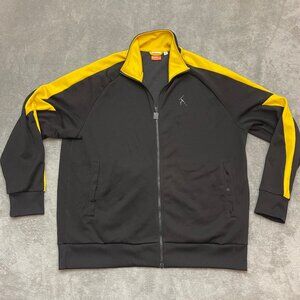 Usain Bolt Puma Jacket Men 2XL Black Yellow Full Zip Track Jacket